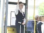 Die Amerikanische Teen wurde im Bus berührt #1