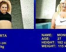 Weibliches Schwergewicht beim Wrestlen #2