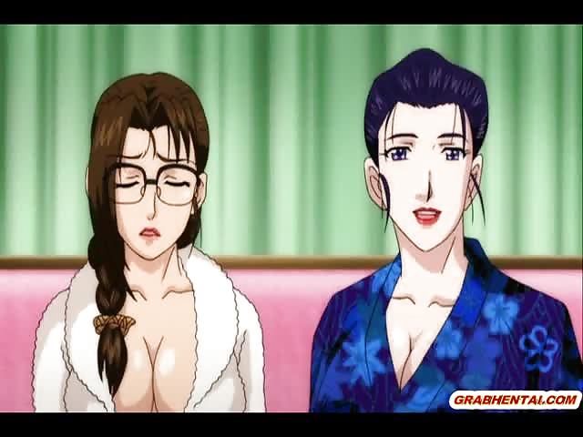 Animierte japanische Lesbe mit großen Möpsen #4