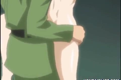 Zeichentrickporno Hentai - Mädchen wird gefesselt von Soldaten gefickt #7