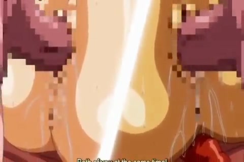 Zwei anime junge Mädchen  bekommen ins Gesichts gespritzt #19