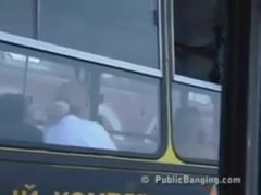 Unglaubliche Szene von Sex in einem öffentlichen Stadtbus WUNDERVOLL! #7