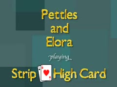 Pettles und Elora spielen Ausziehen mit höhen Karten spielerisches Sex #2