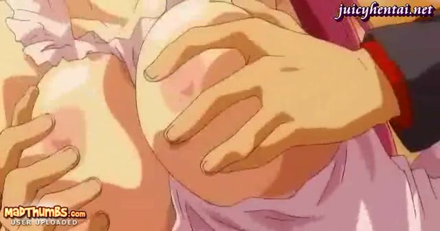 Hentai wird mit einer heißen Ladung von geilem Sperma bedeckt #13