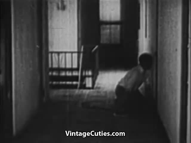 Vintage Szene in schwarzweiß aus den 20ern #5
