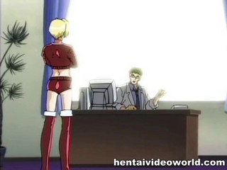 Scharfe Hentai-Blondine schreit beim Sex sehr laut #24
