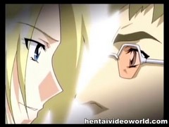Scharfe Hentai-Blondine schreit beim Sex sehr laut #9