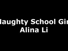 Alina Li köstliche asiatische Studentin reitet den Schwanz seines Lehrers #1