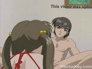 Anime-Babe lutscht den Penis und leckt den Anus ihres Freundes #12