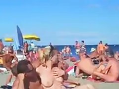 Scharfe Swinger stehen auf Sex am Strand #6