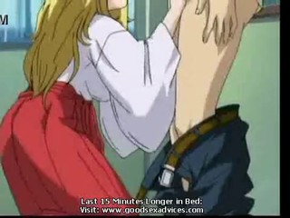 Schönes blondes Hentai-Babe mit riesigen Brüsten wird in ihre Muschi gevögelt #2