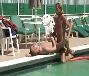 Zwei Schwule ficken sich am Pool #7