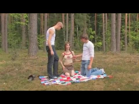 Serbische Trio von Amateuren treibt es hemmungslos in den Wäldern #3