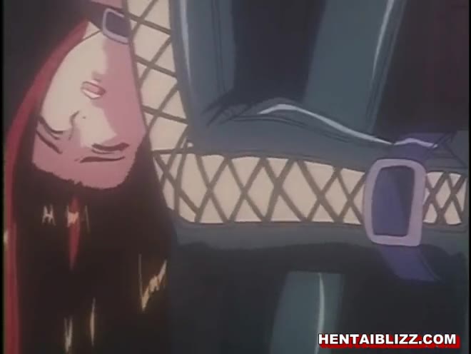 Ein Hentai, wo Sie Oralsex mit in das Gesicht einer verketteten spritzte tun #8