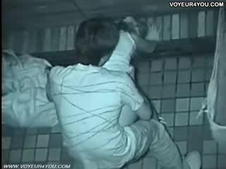 Voyeur mit Infrarotkamera filmt verbotenen Sex im Freien #10