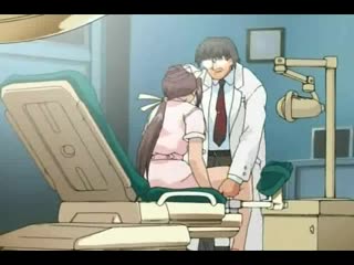 Eine Krankenschwester in diesem hentai bekommt einen großen Schwanz hart und lang #3