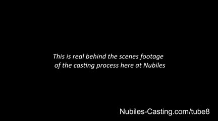 Nubiles Casting – Süße Blondine bei ihrem ersten Porno #1
