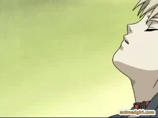 Vollbusige Shemale Hentai Mieze tittengefickt und bekommt Handjob ihr grosser Schwanz #4