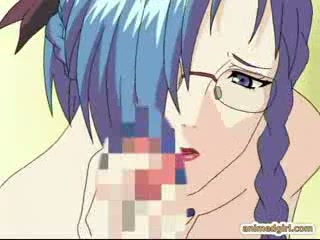 Vollbusige Shemale Hentai Mieze tittengefickt und bekommt Handjob ihr grosser Schwanz #5