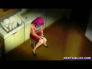Hentai-Studentin mit großen Titten von Banditen geschnappt und gefickt #4