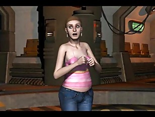 3D Animation: Sexy Entführung durch Aliens 2 #2