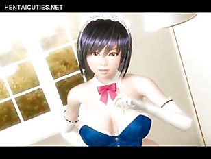 Heißes Hentai mit lesbischen Dienstmädchen mit Sex Toys #4